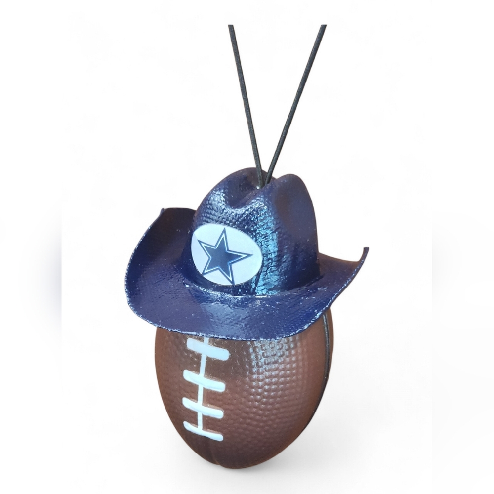 Dallas Cowboys Mini Cowboy Rodeo Hat Car Rearview Mirror Decoration NFL - Picture 2 of 2